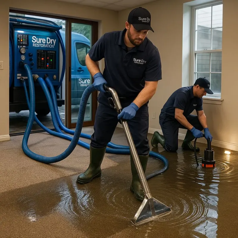 Water Extraction and Removal process in Cowan, TN